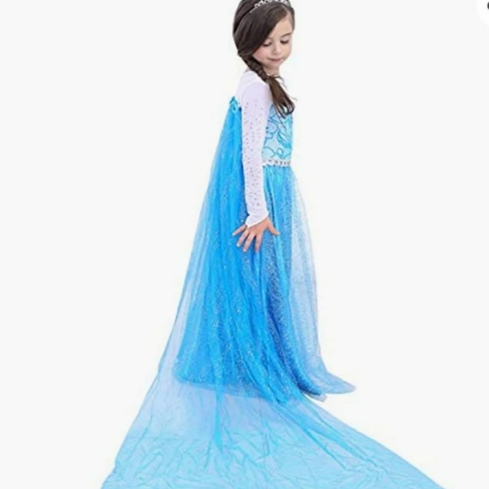🎁 Snow Princess  Dress Up With accessories Size 3-4